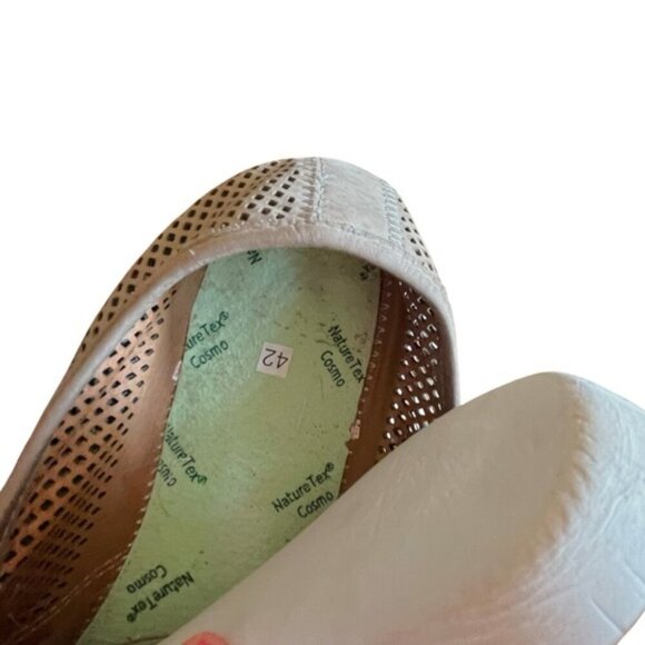 Frye Camille Gray Perforated Suede Slip-On Shoes Size 11 - Picture 11 of 15